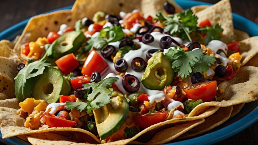 Smoky Veggie Nachos