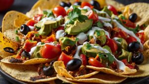 Smoky Veggie Nachos