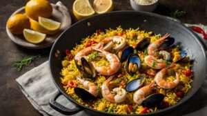 Paella Seafood Rice Recipe